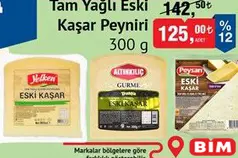 TAM YAĞLI ESKİ KAŞAR PEYNİRİ 300 G